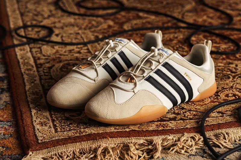 adidas Originals, Bad Bunny, Collaboration, Ballerina, Shoe, Sneaker, White, Black, Stripes, Dance