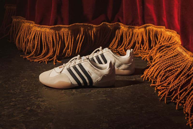 adidas Originals, Bad Bunny, Collaboration, Ballerina, Shoe, Sneaker, White, Black, Stripes, Dance