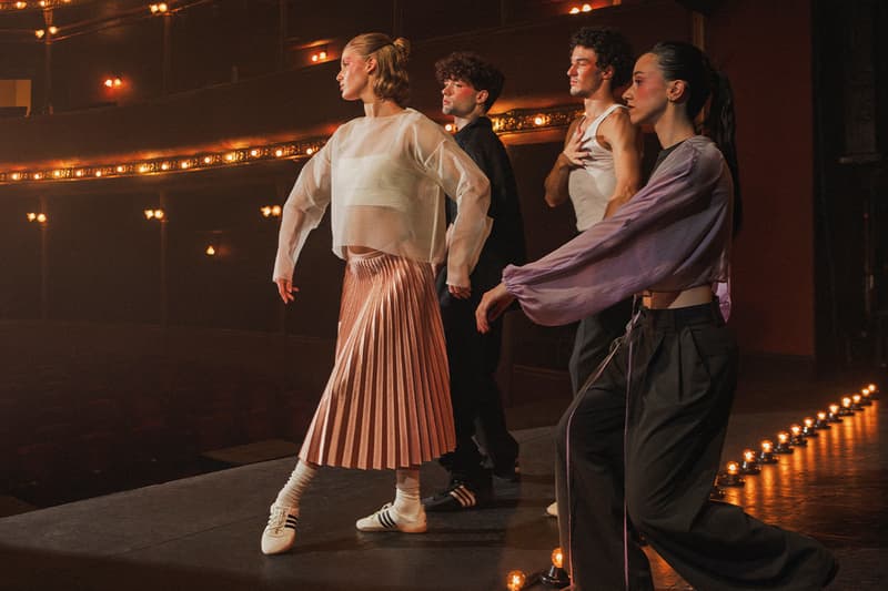 adidas Originals, Bad Bunny, Collaboration, Ballerina, Shoe, Sneaker, White, Black, Stripes, Dance