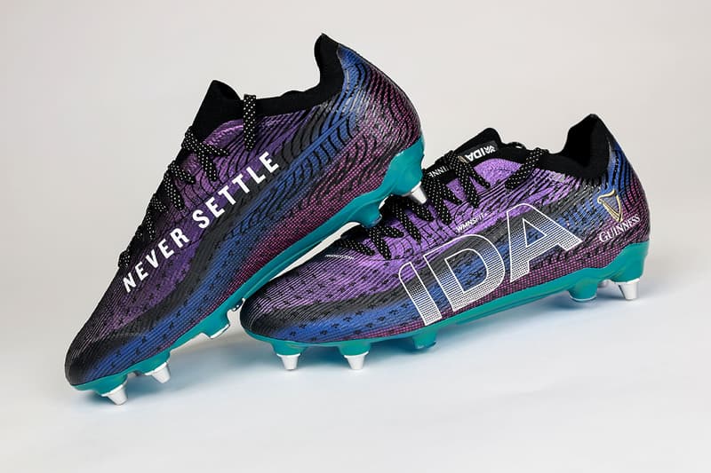 IDA Sports, Guinness, Rugby, Boot, Womens, Sport, 2025 Championship, Black, Purple, Black, White Studs
