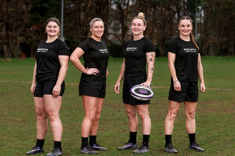 IDA Sports, Guinness, Rugby, Boot, Womens, Sport, 2025 Championship, Black, Purple, Black, White Studs