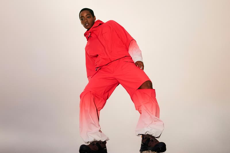 Peak Performance, Trailblazer Collection,  Hiking, Womenswear, Red, Pink, Gradient, Outerwear, Waterproof, Jacket, Trousers, Vest, Sun Hat, 