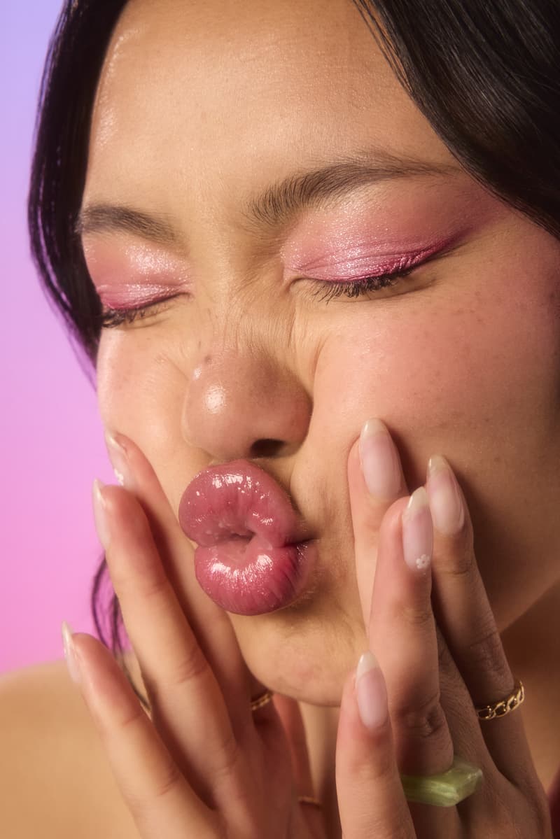 two women posing with lip balm from daise, new gen alpha beauty brand, jaimee lupton