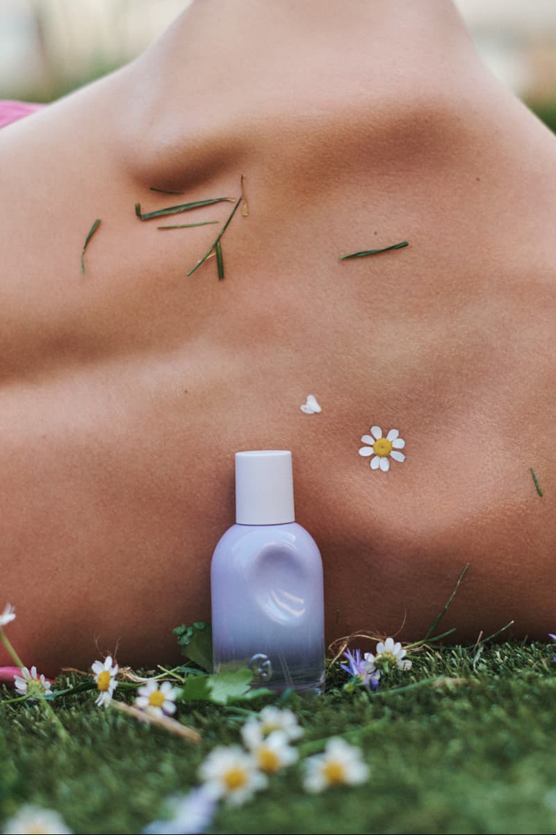 spring time florals, women in the grass, perfume, fragrance, glossier you fleur, beauty