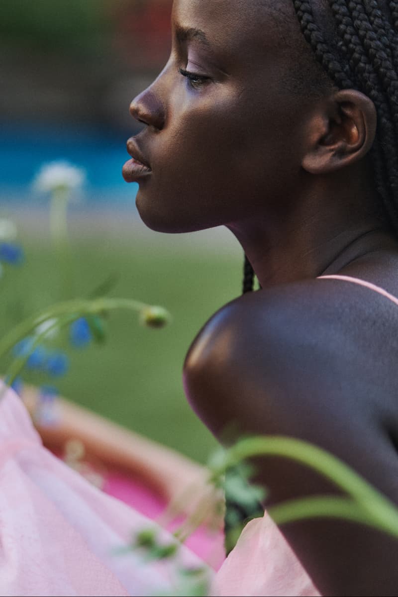 spring time florals, women in the grass, perfume, fragrance, glossier you fleur, beauty