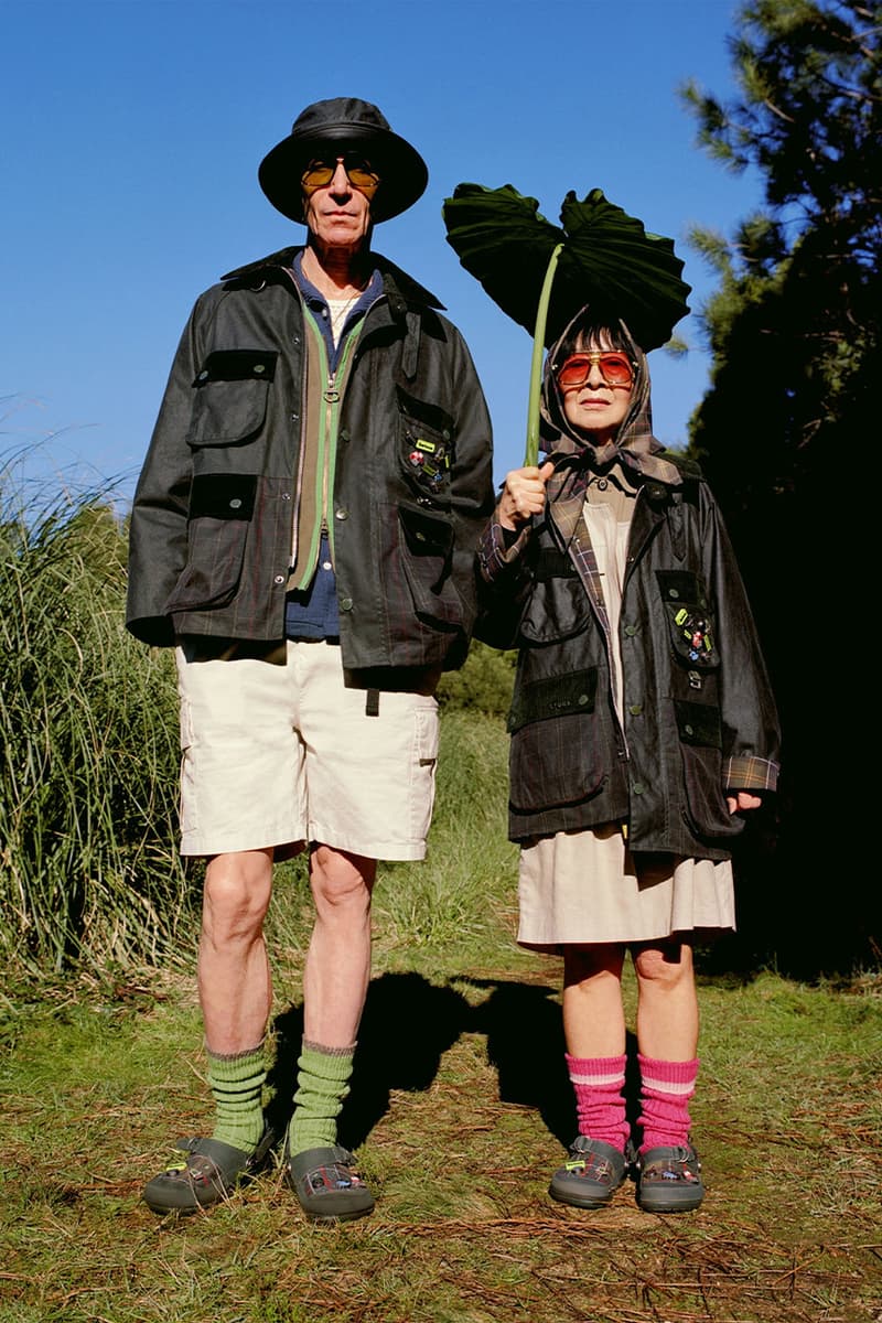 Barbour, Crocs, Wellington Boot, Clog, PVC, Tartan, Green, Red, Black, Jibbitz, Jacket