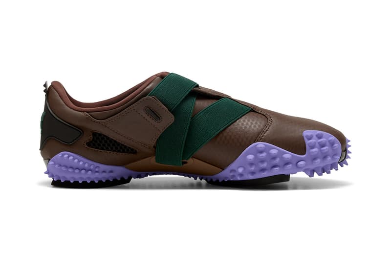 PUMA, Inside Tag, Collaboration, Sneakers, Footwear, Purple, Leather, Brown, Green, Black, Spikes, White, Orange, Grey