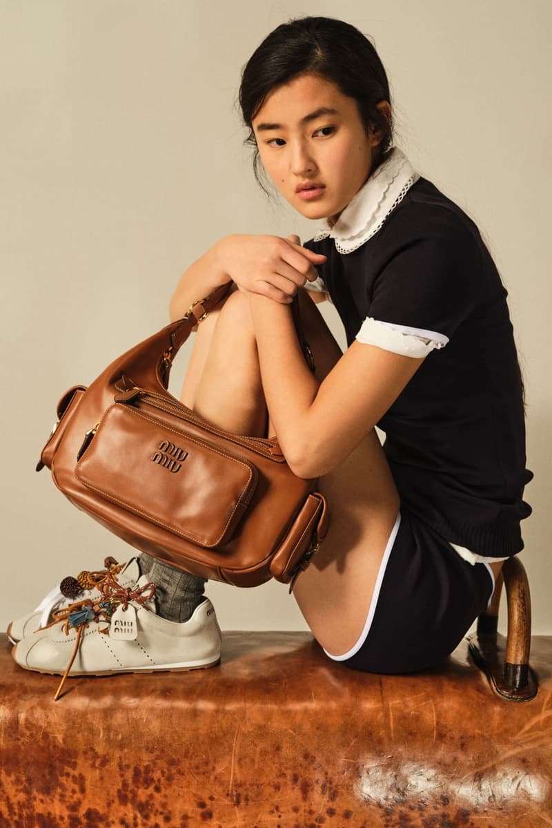 miu miu gymnasium sports clothing campaign girls gym school
