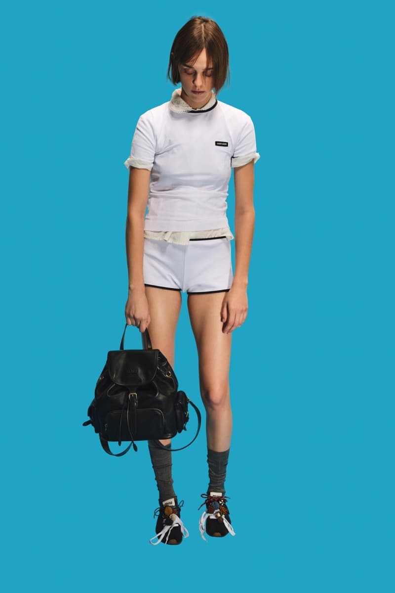 miu miu gymnasium sports clothing campaign girls gym school