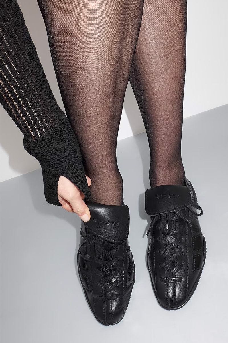 Miista, Sneakers, Black, White, Brown, Navy, Lace, Leather, Ballet Flats, Sneaker