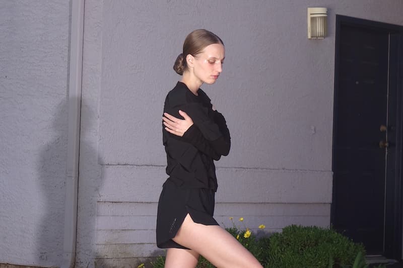 petra collins y3 adidas spring summer photography black track pants 