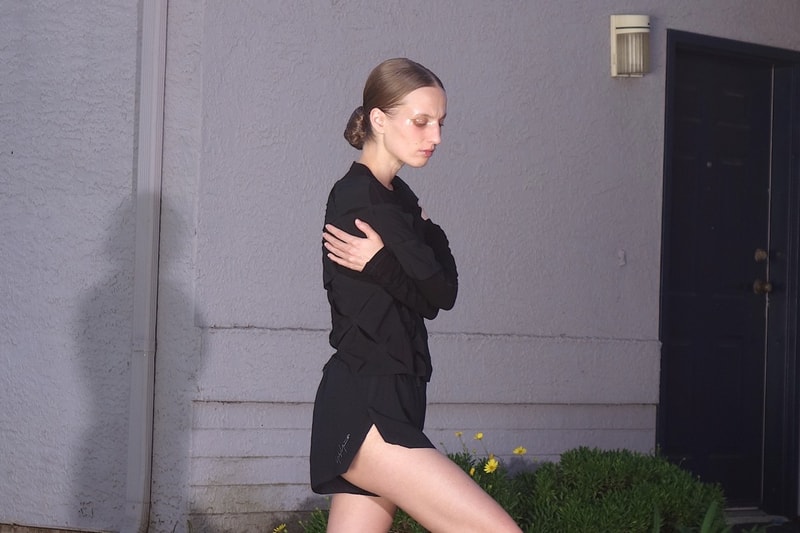 petra collins y3 adidas spring summer photography black track pants 