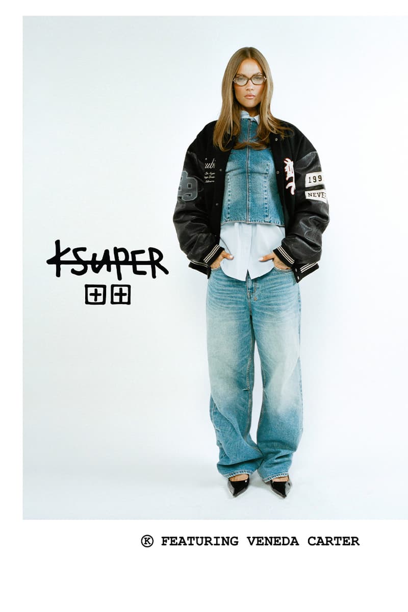 Ksubi, Veneda Carter, Denim, Jeans, Black, Blue, Slouchy, Oversized