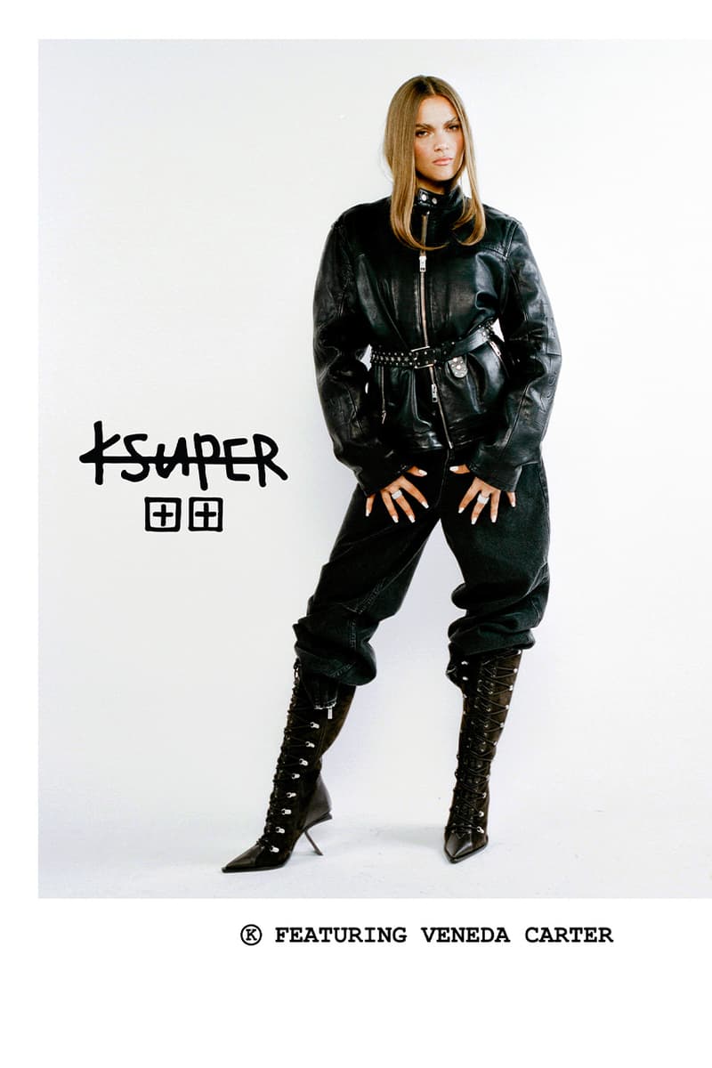 Ksubi, Veneda Carter, Denim, Jeans, Black, Blue, Slouchy, Oversized