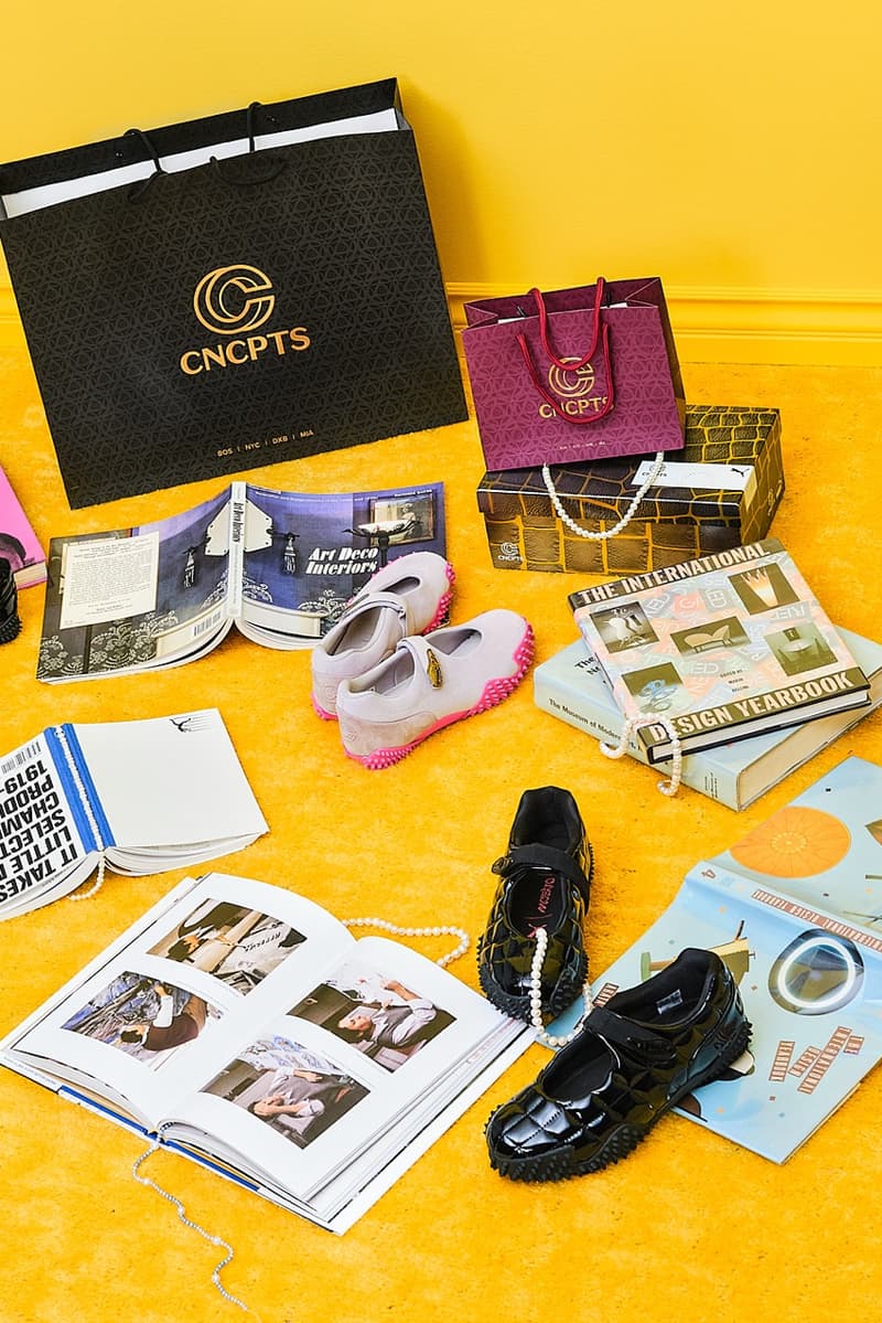 puma mostro fey mary jane sneaker black pink white velcro