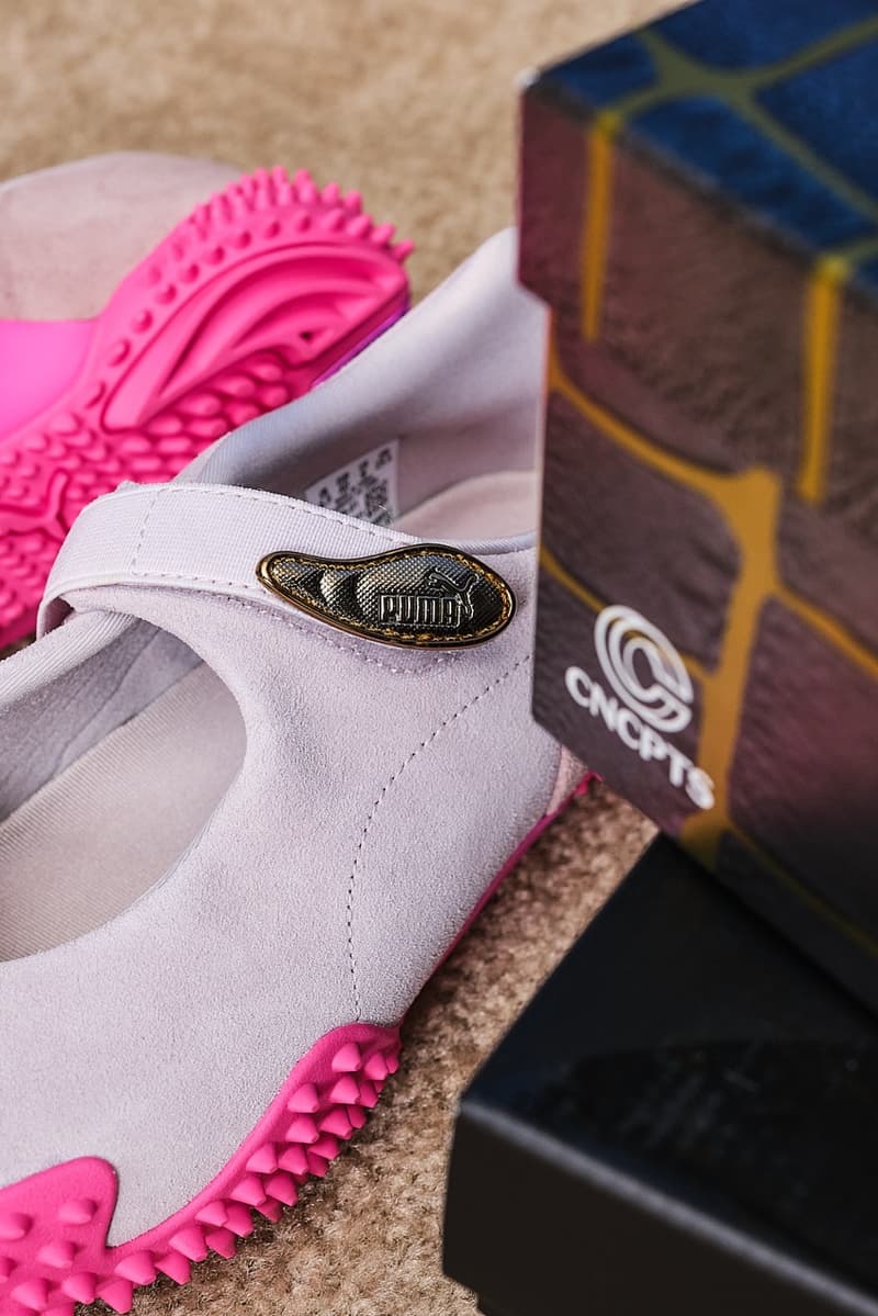 puma mostro fey mary jane sneaker black pink white velcro