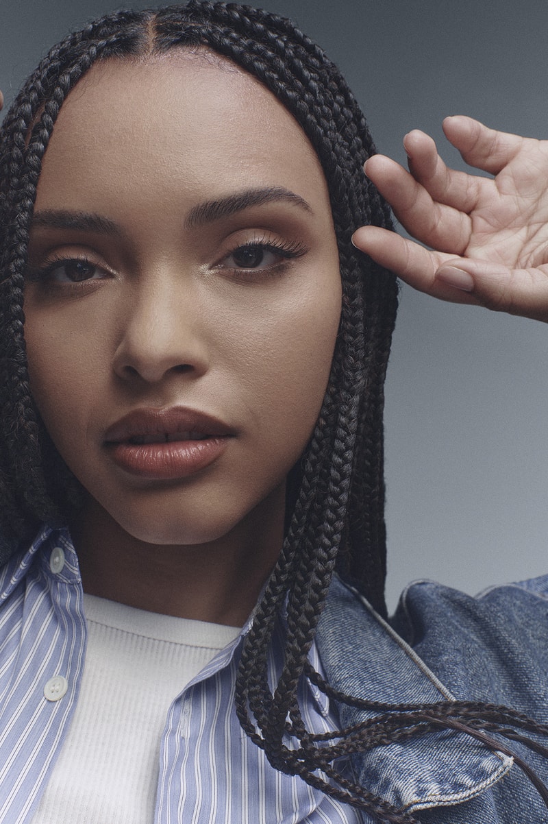 woman posing with her makeup done by mac cosmetics, new studio fix reformulation foundation, beauty
