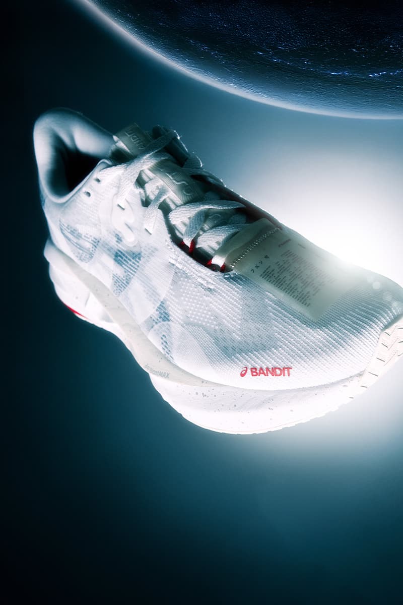 ASICS, Bandit Running, Collaborations, Footwear, Running, Sneakers, Activewear, Sports Bra, Shorts, White, Red
