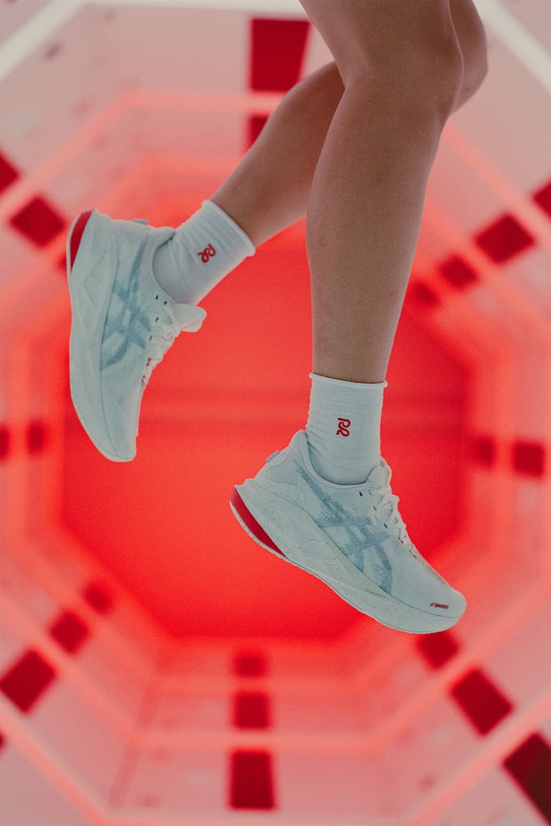 ASICS, Bandit Running, Collaborations, Footwear, Running, Sneakers, Activewear, Sports Bra, Shorts, White, Red