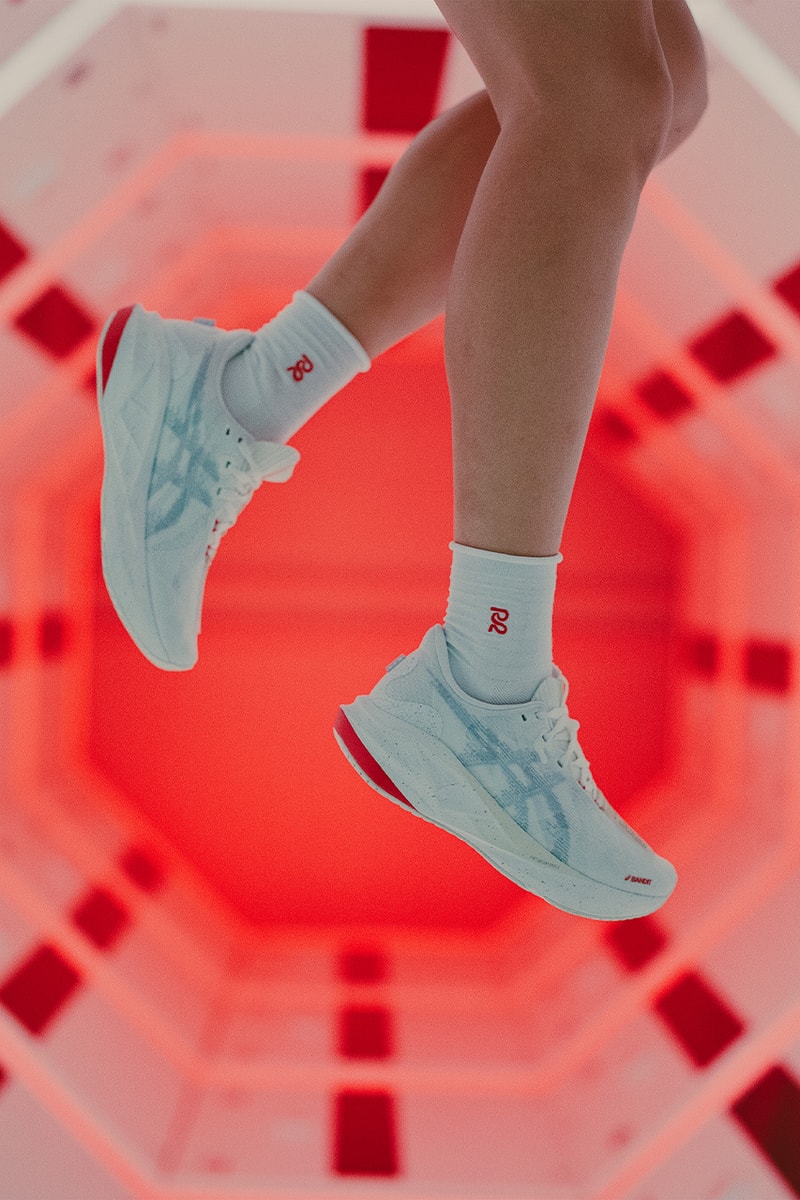 ASICS, Bandit Running, Collaborations, Footwear, Running, Sneakers, Activewear, Sports Bra, Shorts, White, Red