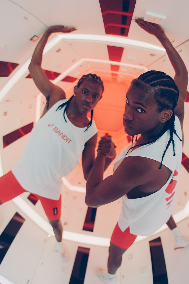 ASICS, Bandit Running, Collaborations, Footwear, Running, Sneakers, Activewear, Sports Bra, Shorts, White, Red