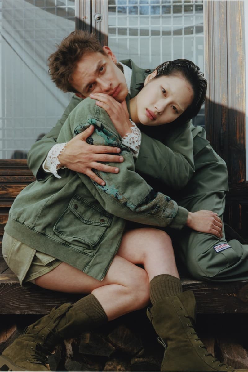 les benjamins seoul collection pink dresses corset woman man group korea 