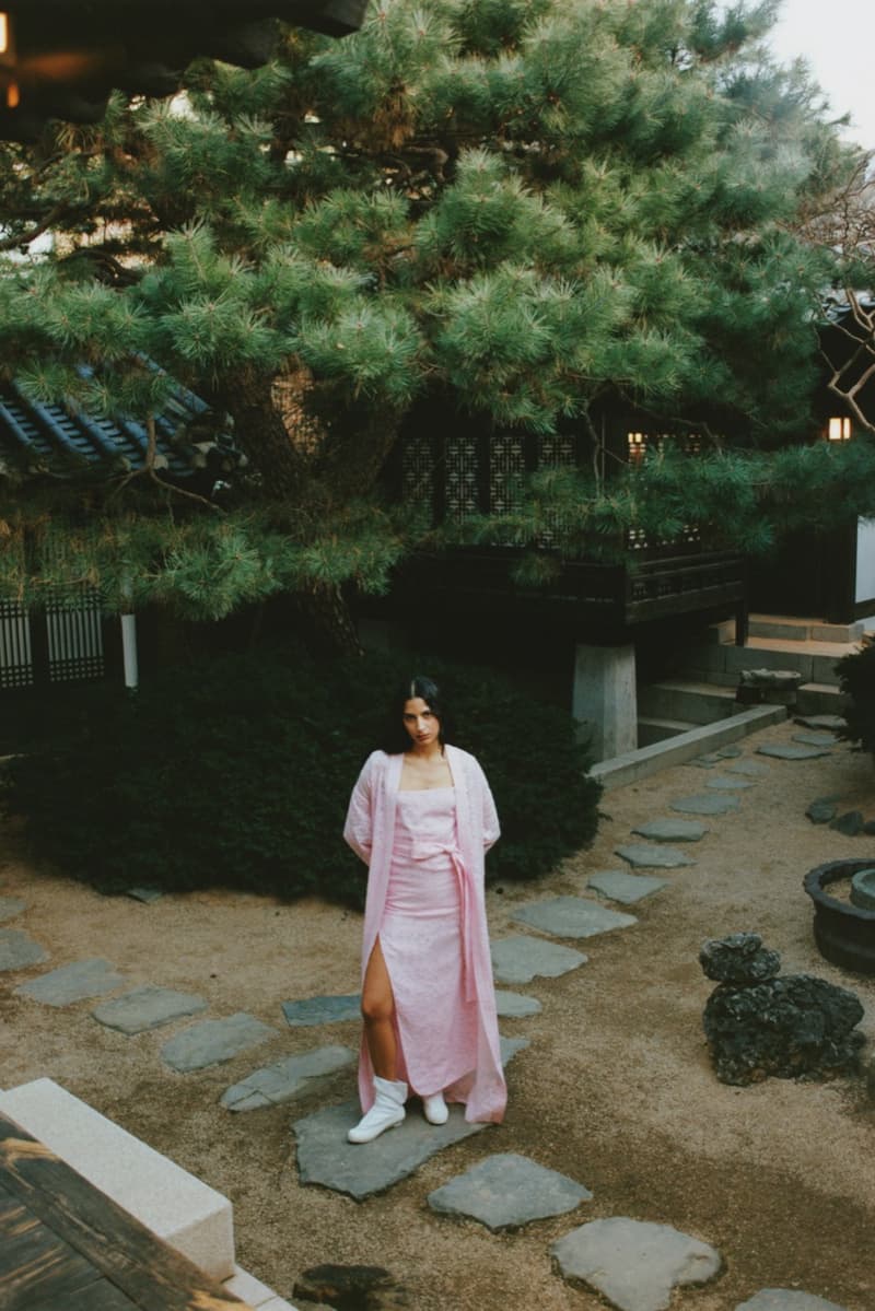 les benjamins seoul collection pink dresses corset woman man group korea 