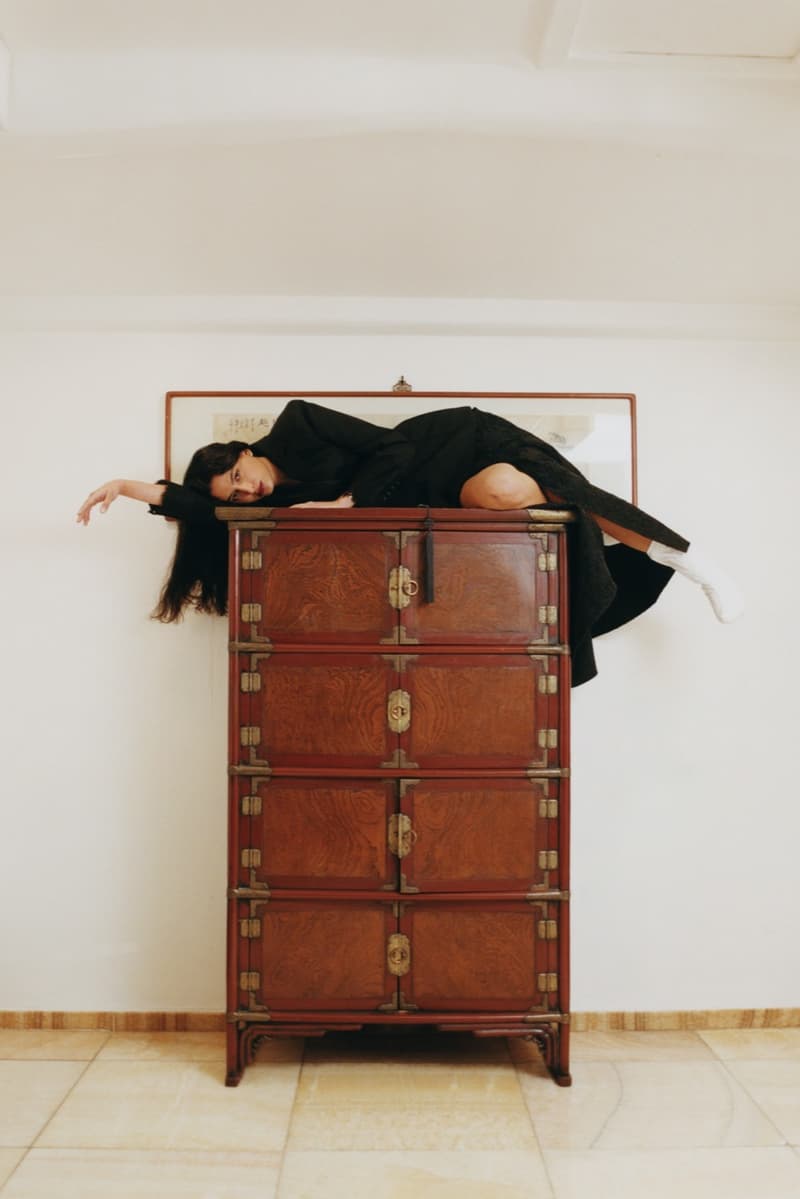 les benjamins seoul collection pink dresses corset woman man group korea 