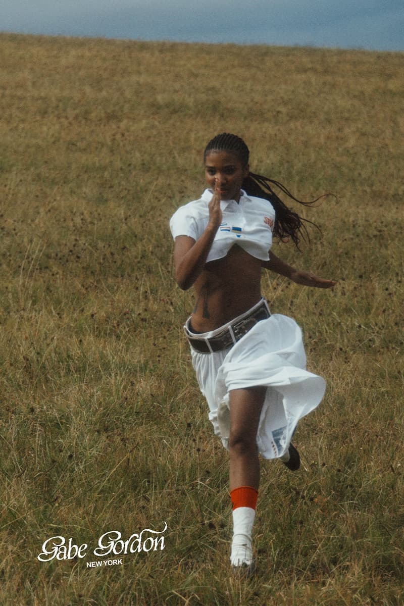 Gabe Gordon, Spring/Summer 2025, Collection, White, Ruffles, Blouse, Dress, Skirt, Bralette, Knitwear 