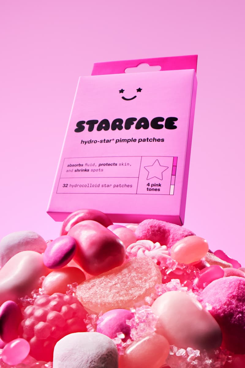 lil nas x wearing pink starface patches, skincare, pimple patches, beauty 