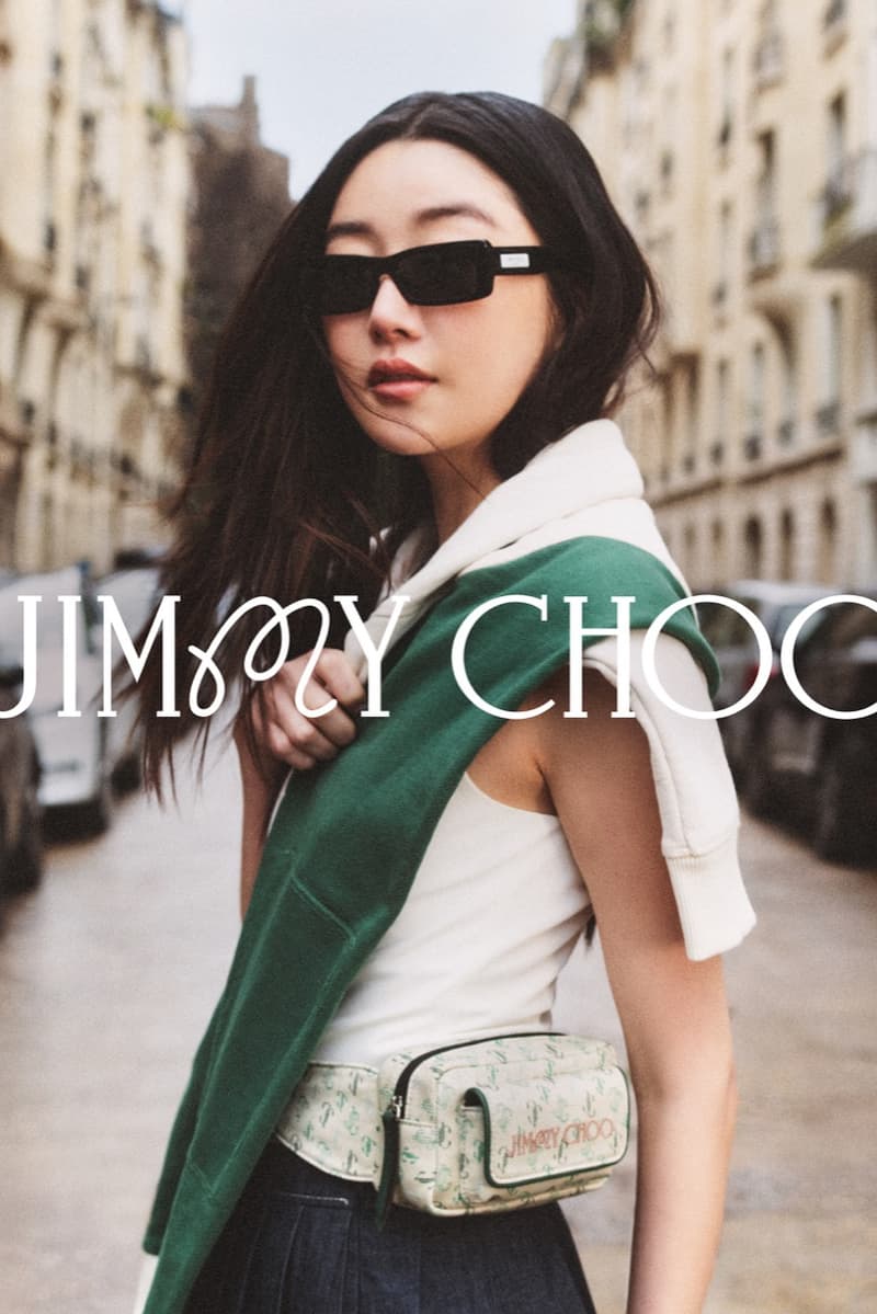 jimmy choo malbon golf collaboration shoes flags green sports