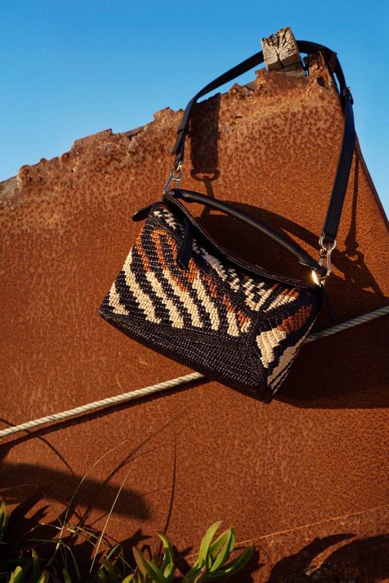 loewe paula's ibiza giselle sophie wilde jamie dornan beach tote bags sand