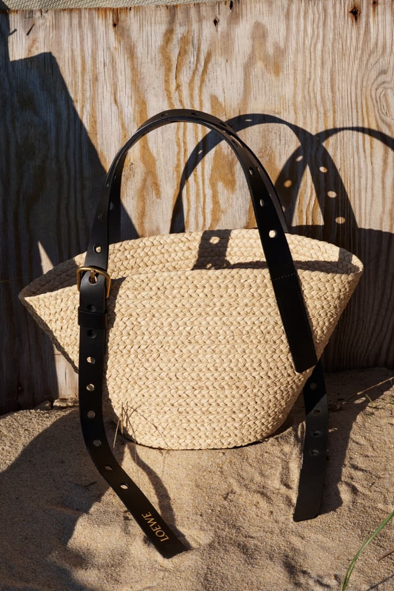 loewe paula's ibiza giselle sophie wilde jamie dornan beach tote bags sand