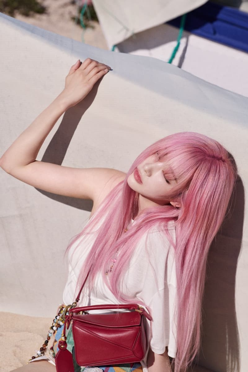 loewe paula's ibiza giselle sophie wilde jamie dornan beach tote bags sand