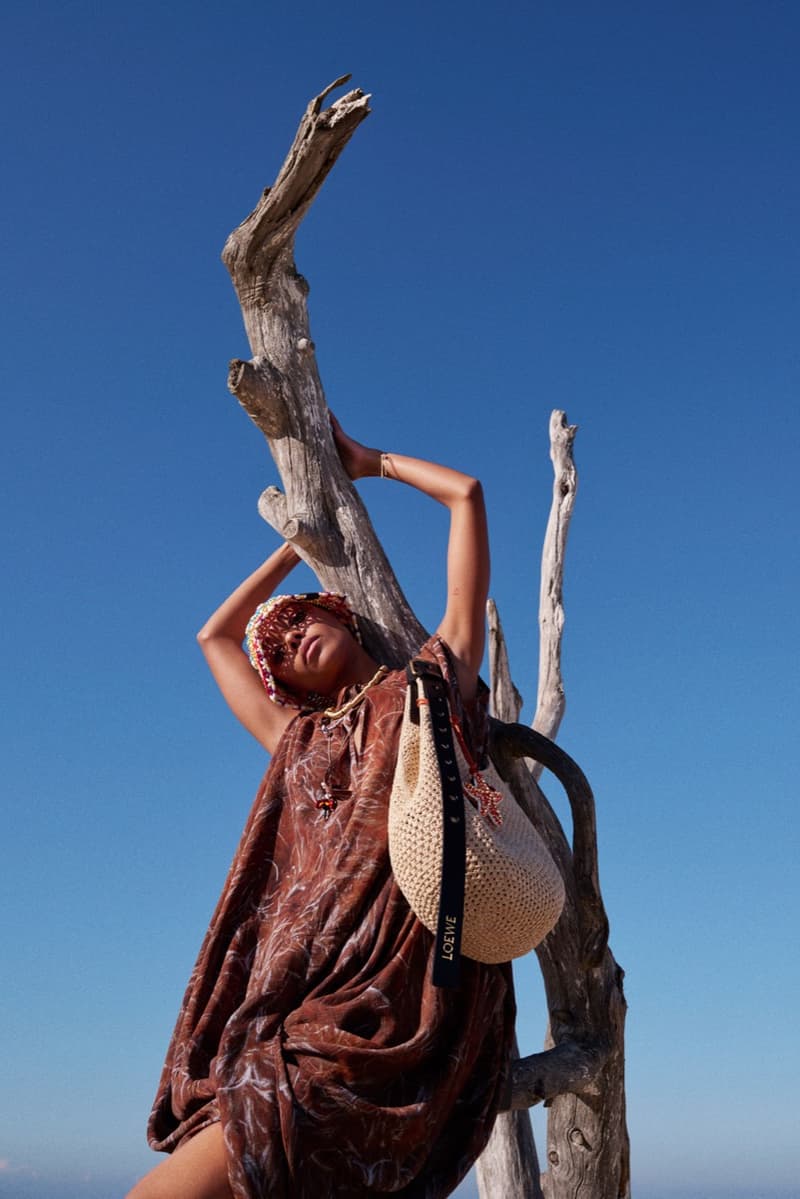 loewe paula's ibiza giselle sophie wilde jamie dornan beach tote bags sand