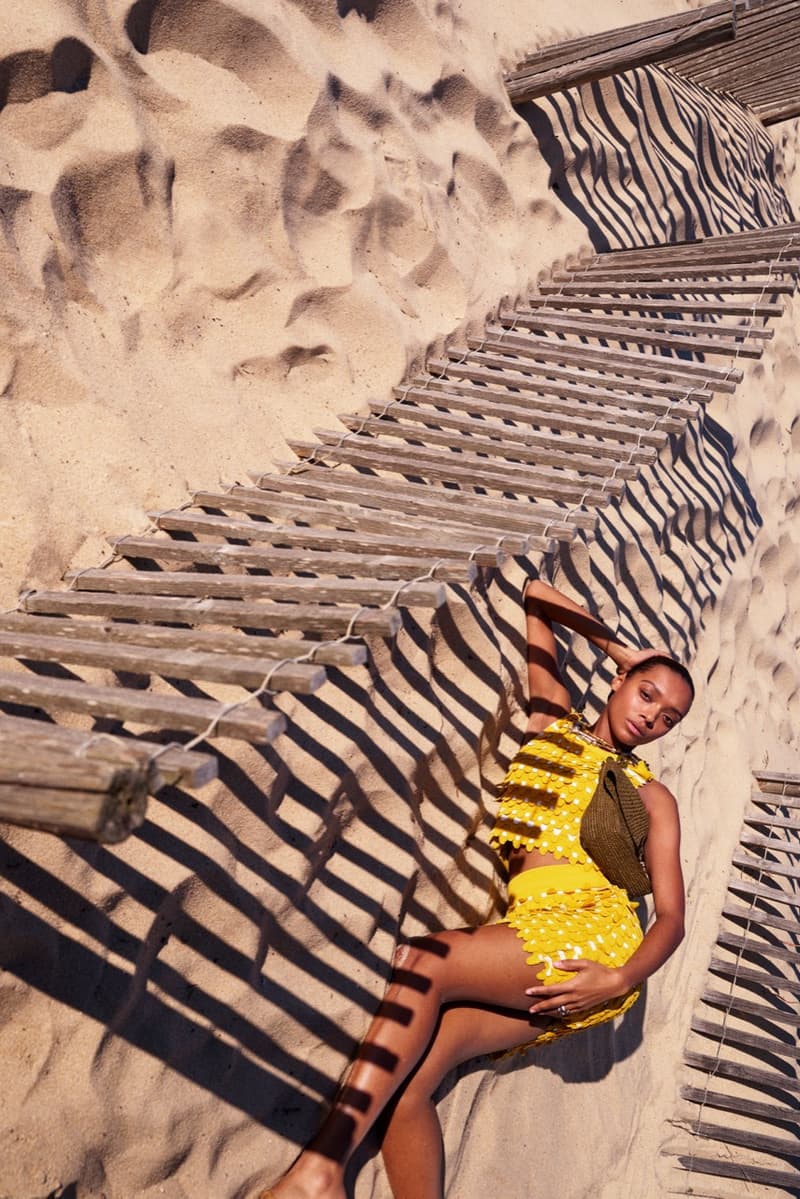 loewe paula's ibiza giselle sophie wilde jamie dornan beach tote bags sand