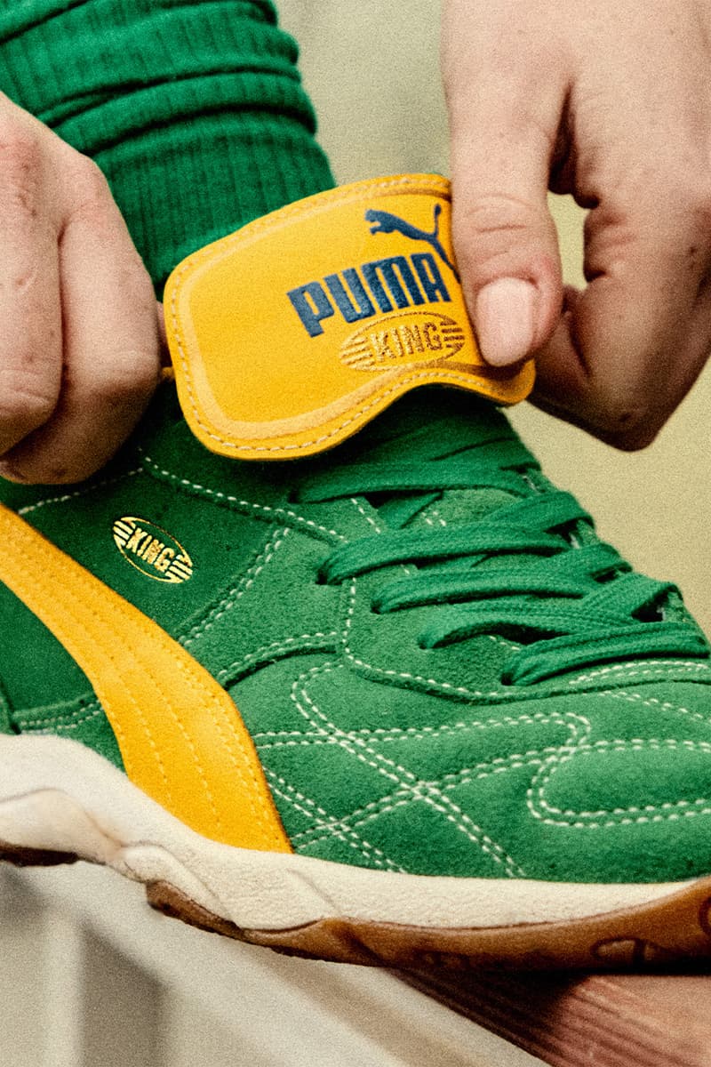 PUMA, Orange, Green, Blue, Shoe, Football, Leather, Rubber