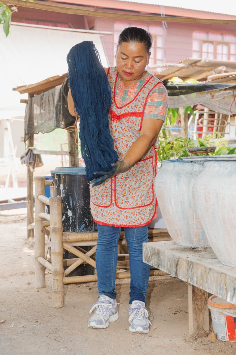 asics story mfg sneakers gingham old people community campaign brown trainers