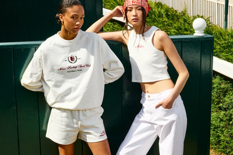 AC Milan, Womens, Lifestyle, Clothing, Shorts, Sweatshirts, Tank Top, Jumpers, White, Denim Jacket