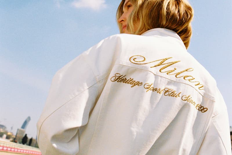 AC Milan, Womens, Lifestyle, Clothing, Shorts, Sweatshirts, Tank Top, Jumpers, White, Denim Jacket