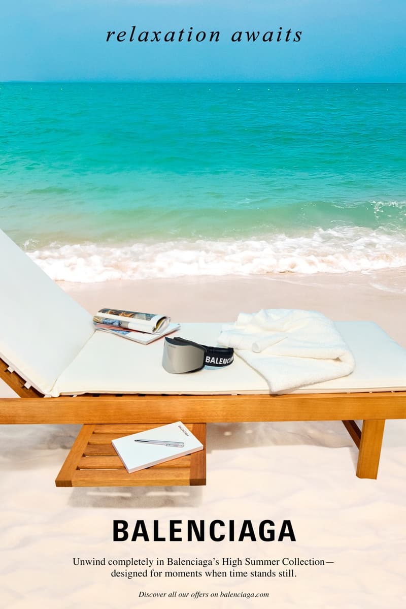 balenciaga summer surfboard bikinis swimsuit beaches models