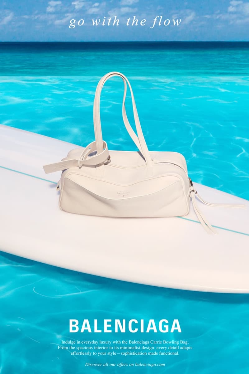 balenciaga summer surfboard bikinis swimsuit beaches models