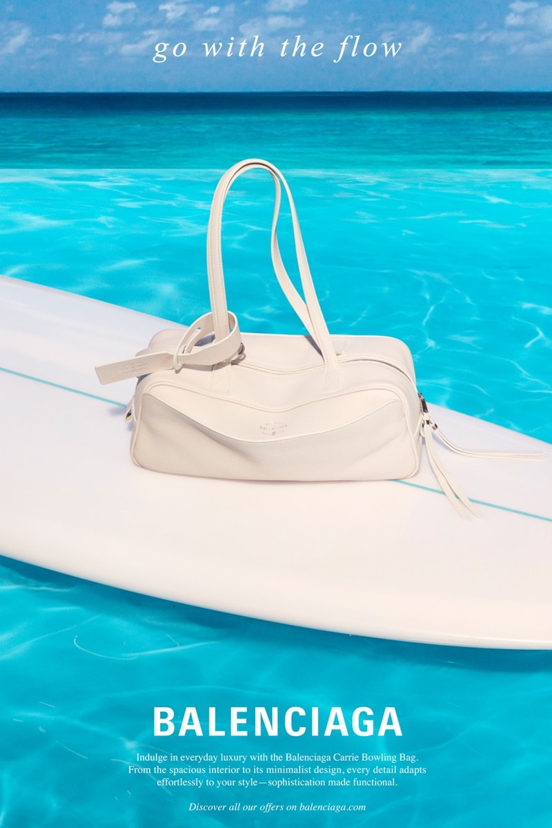 balenciaga summer surfboard bikinis swimsuit beaches models