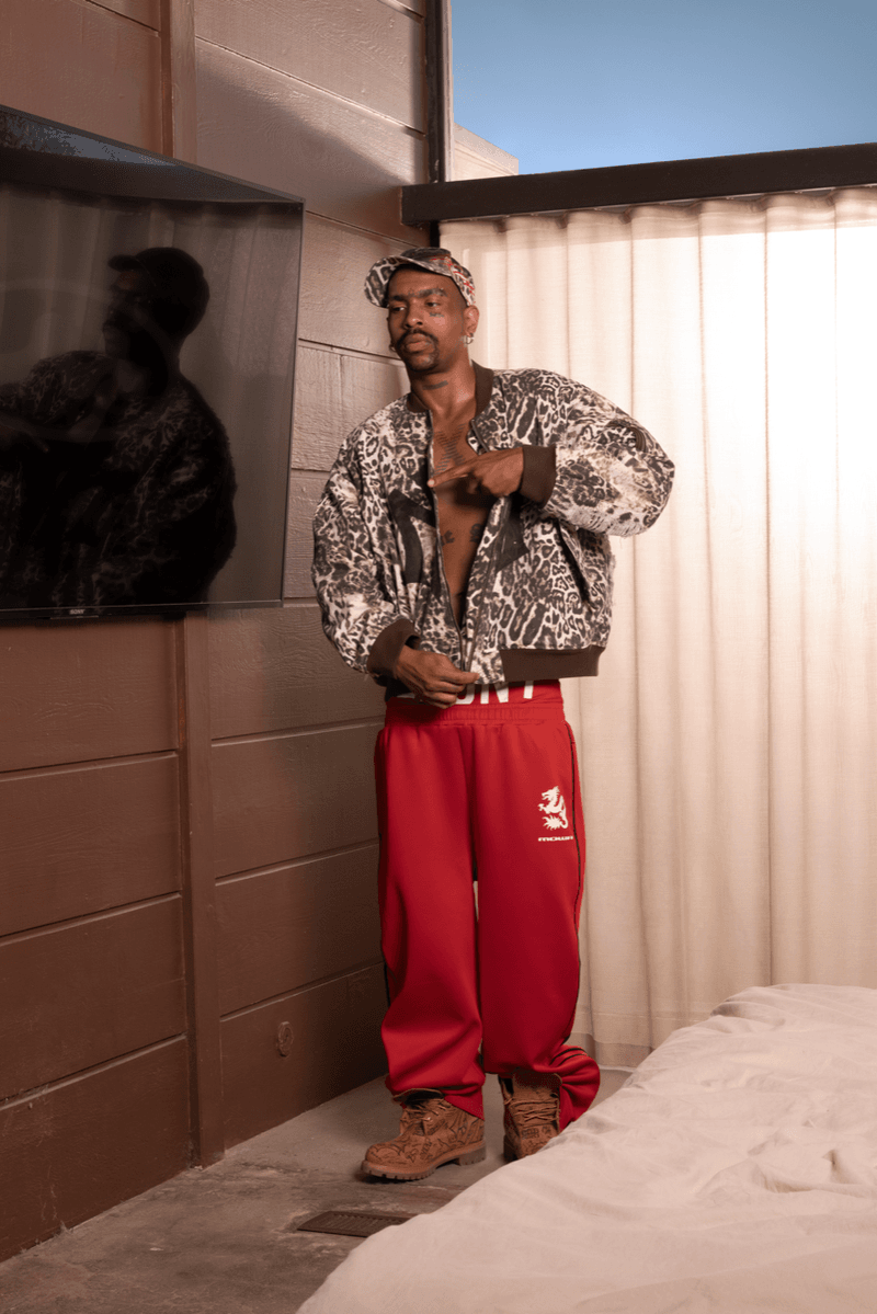 ksubi mowalola y2k denim vhs video tiny bras models leopard print hot pants shorts underwear