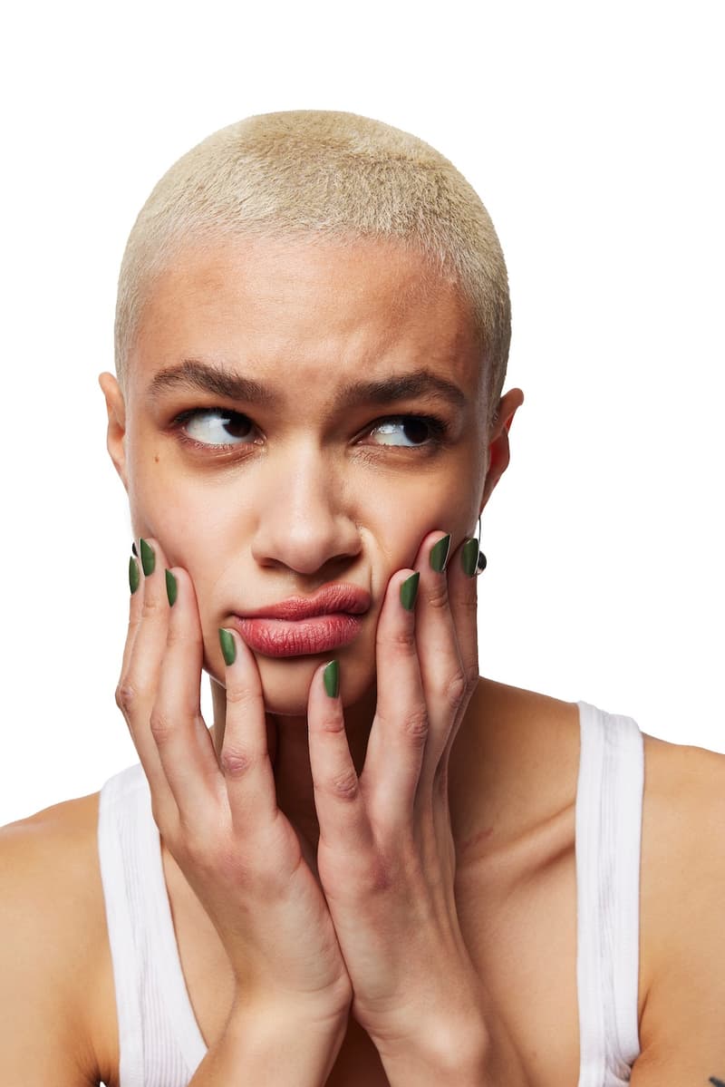 couple speaking to each other wearing chillhouse forever wear nail polish, manicure, beauty