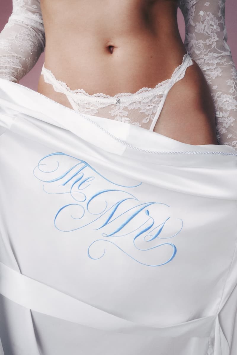 savage fenty rihanna bridal bride lingerie bra underwear thong cake