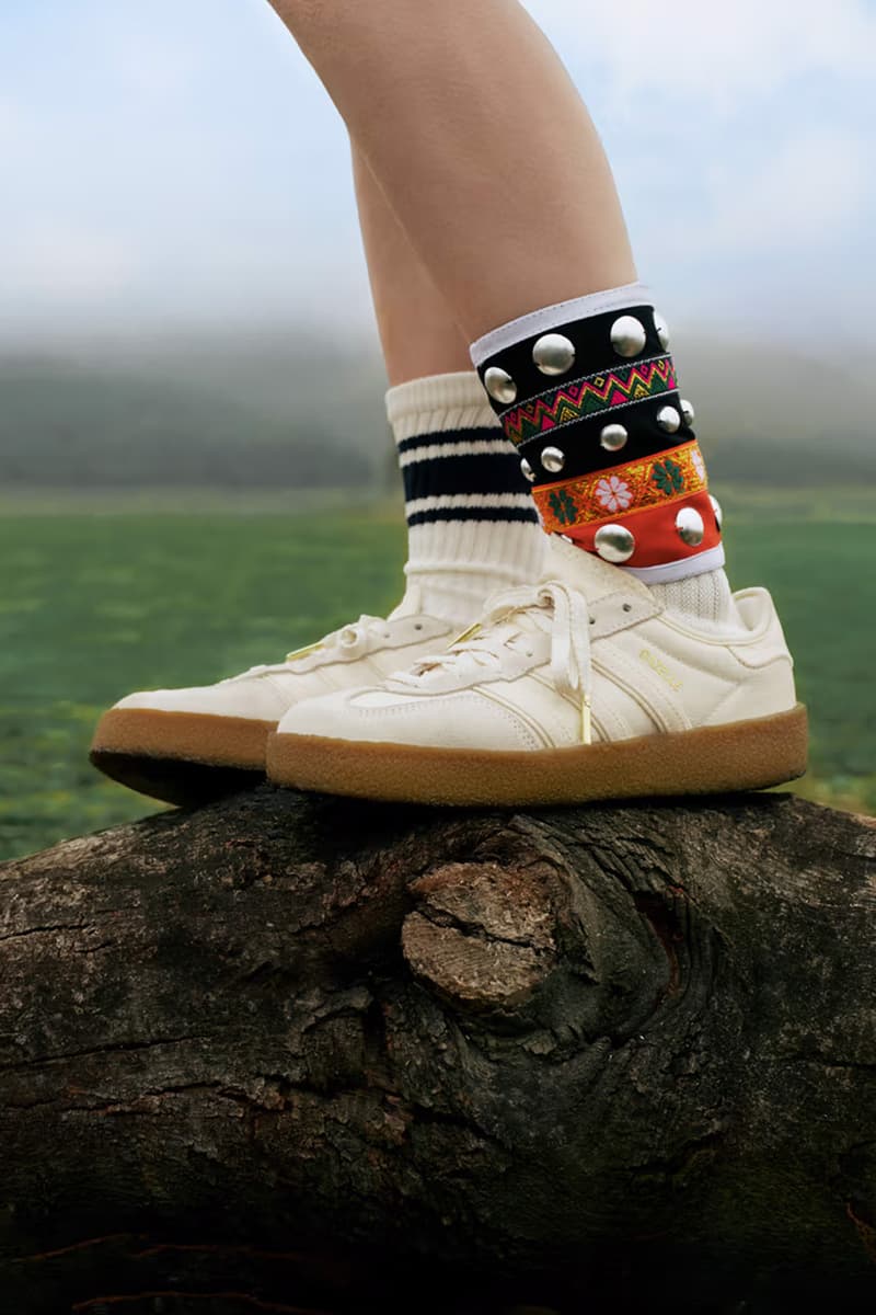 adidas Originals, CLOT, Collaborations, Sneakers, Blue, White, Stripes, Orange, Geometric Pattern, Sweatshirt, T-Shirt