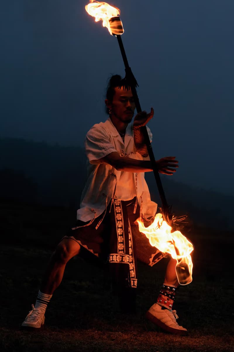 adidas Originals, CLOT, Collaborations, Sneakers, Blue, White, Stripes, Orange, Geometric Pattern, Sweatshirt, T-Shirt