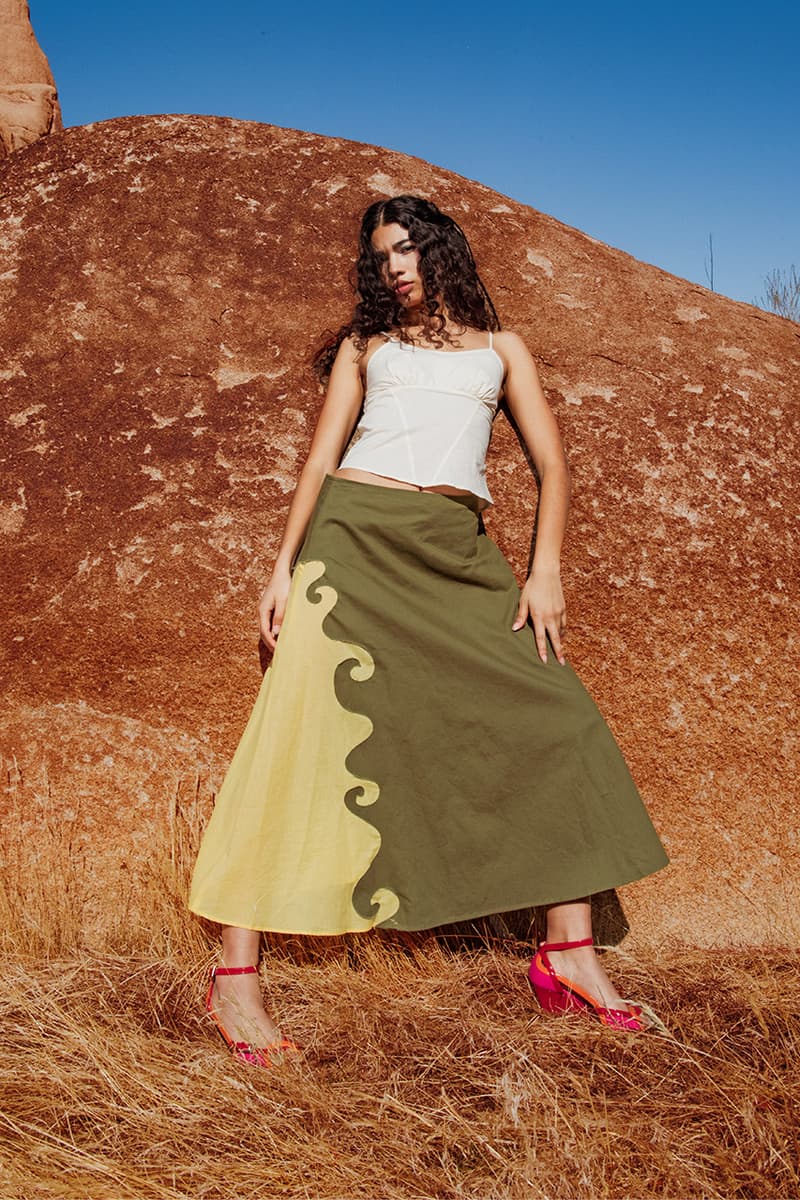 Tyler McGillivary, Ella Mae, Collaborations, Tank Tops, Shorts, Dresses, Skirts, Yellow, Red, Green, Purple, Pink