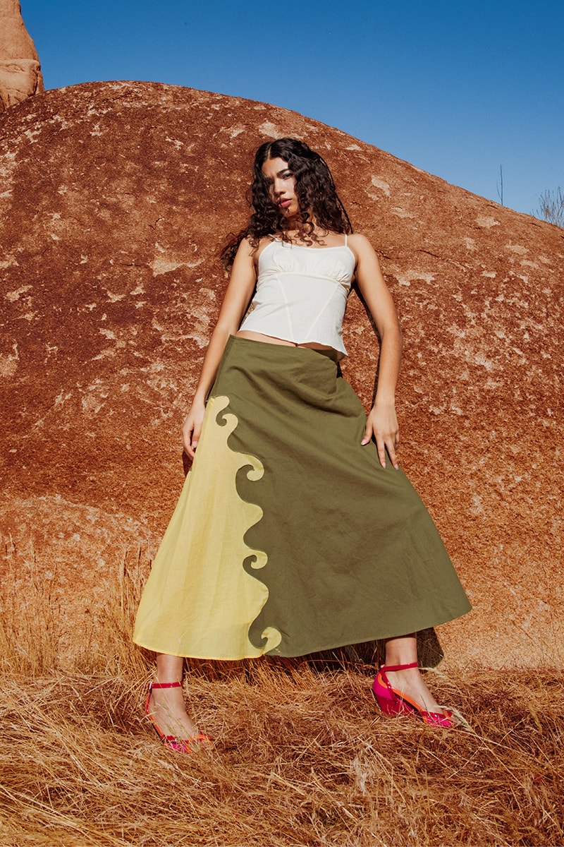 Tyler McGillivary, Ella Mae, Collaborations, Tank Tops, Shorts, Dresses, Skirts, Yellow, Red, Green, Purple, Pink